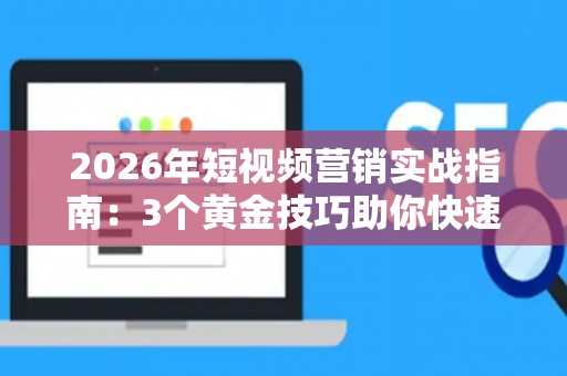 2026年短视频营销实战指南:3个黄金技巧助你快速涨粉变现 2026年短视频营销实战指南:3个黄金技巧助你快速涨粉变现
