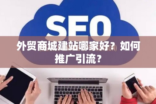 外贸商城建站哪家好？如何推广引流？