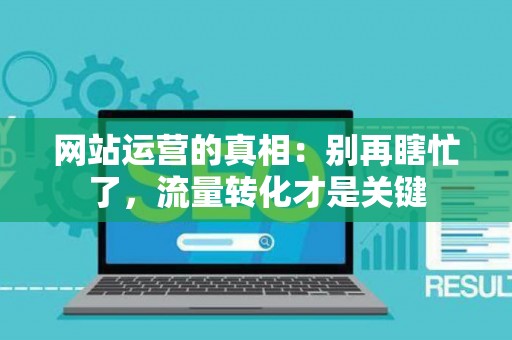 网站运营的真相：别再瞎忙了，流量转化才是关键