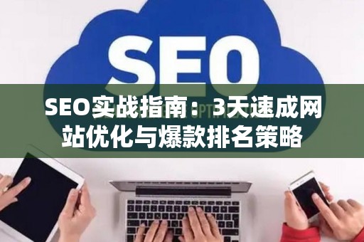 SEO实战指南：3天速成网站优化与爆款排名策略