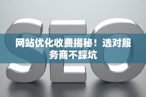 网站优化收费揭秘！选对服务商不踩坑